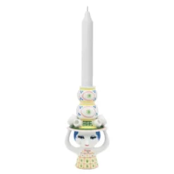 Lady with hat lysestake 16 cm pink