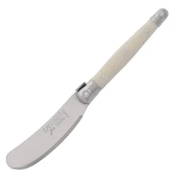 Laguiole smørkniv 15 cm kremhvit