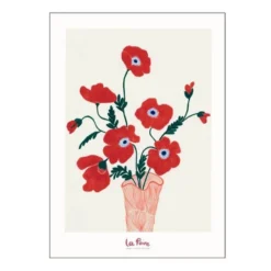 La Poire poster 50x70 cm poppies