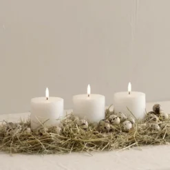 LED kubbelys 10x8 cm nordic white