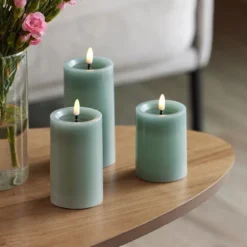 LED kubbelys 7,5x15 cm sage