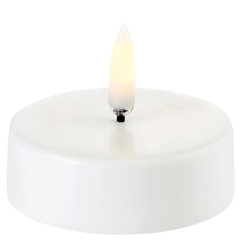 LED telys 6,1x2 cm nordic white