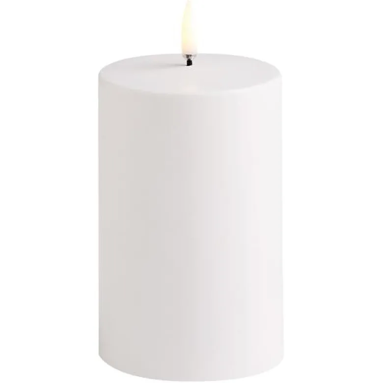 LED utelys 13x8 cm hvit