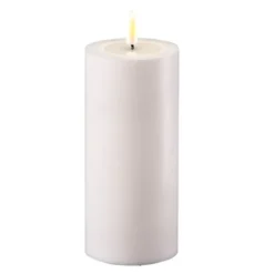 LED utendørslys 7,5x15 cm hvit