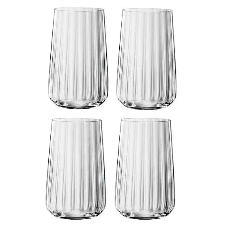 Lifestyle longdrink/vannglass 51 cl 4 stk