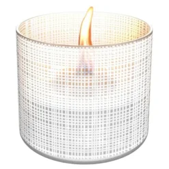 Lilly bordlykt 16 cm hvit