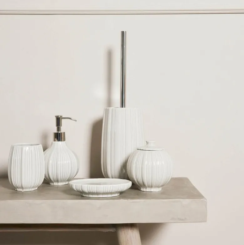 Lily tannbørsteholder 10,6 cm brun sand