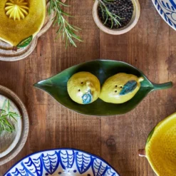 Limone salt og pepperbøssesett 2 stk 10/8,5 cl sitron