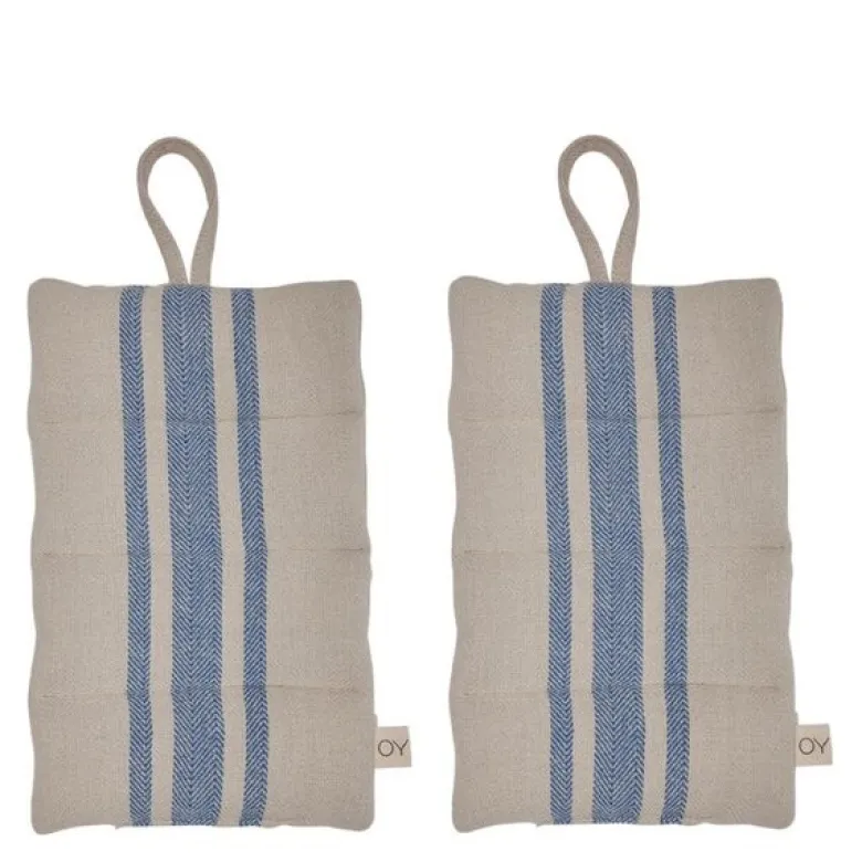 Linu gryteklut 22x14 cm 2 stk blue