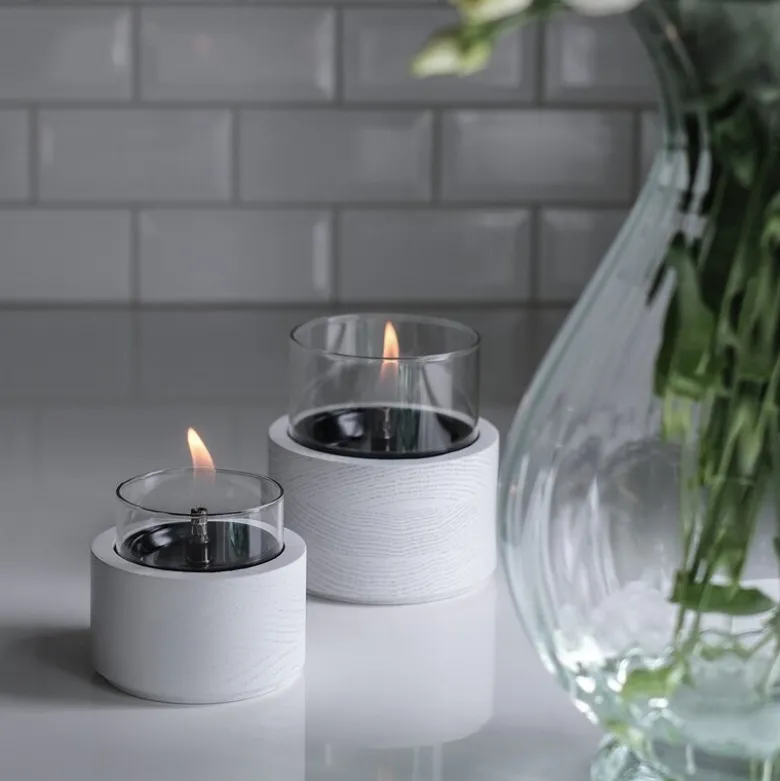 Lotus bordlykt 10 0,15L hvit