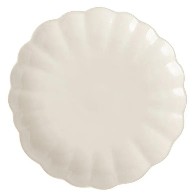 Lotus tallerken 27 cm krem