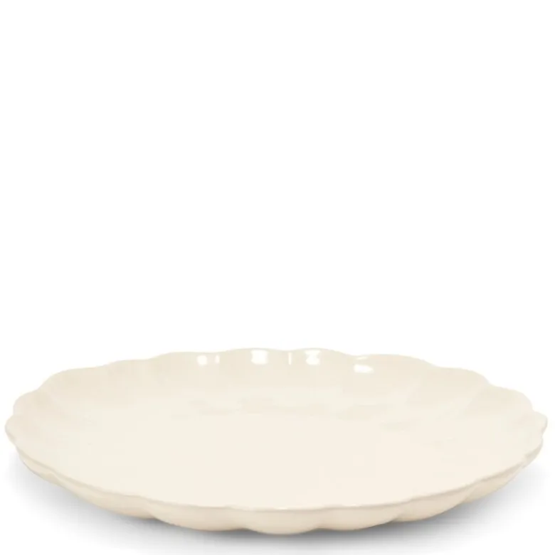 Lotus tallerken 27 cm krem