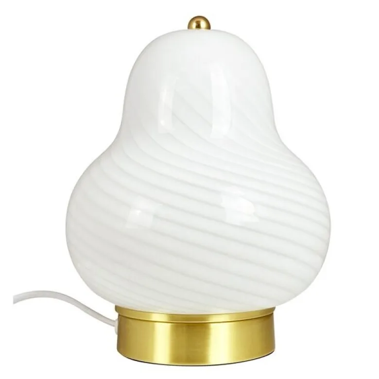 Lucy bordlampe 21,5 cm hvit