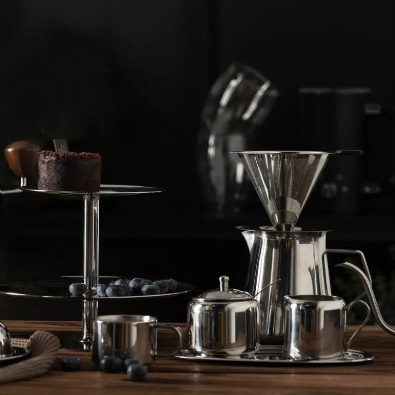 Lundi espressokopp 9 cl rustfritt stål