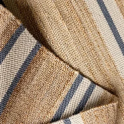 Lyon jute gulvløper 70x230 cm natur blå