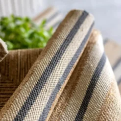 Lyon jute gulvteppe 160x230 cm natur blå