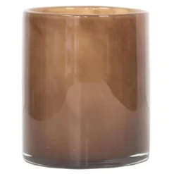 Lyric lyslykt 12x14 cm brown