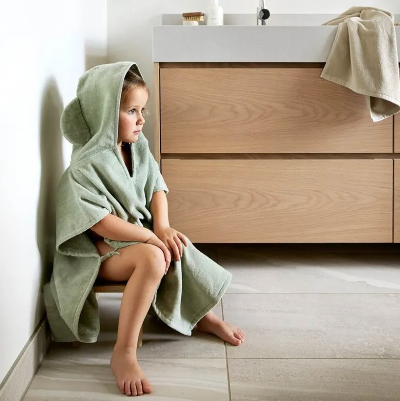 Magic badeponcho barn onesize dus grønn