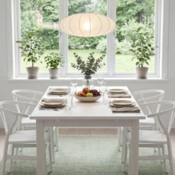 Mamsell taklampe 45 cm hvit