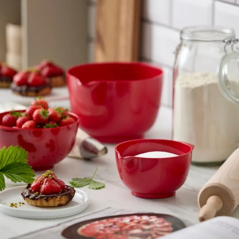 Margrethe bakebolle 4L rød