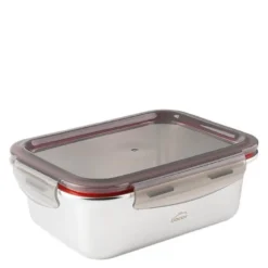 Matboks i stål med tett lokk 0,26L 12,7x9x5,1 cm