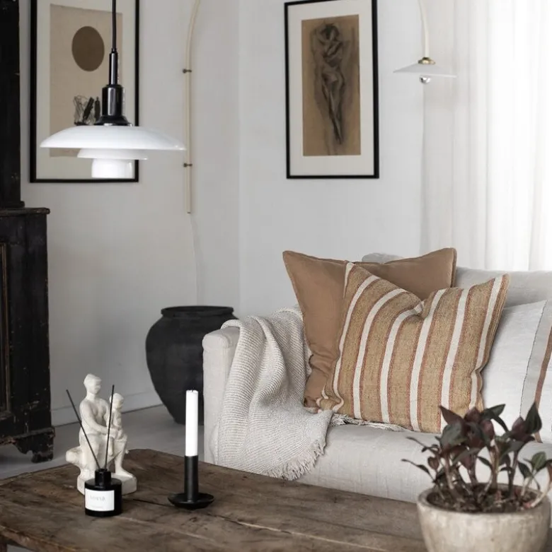 Maurice putetrekk 50x50 pampas stripe