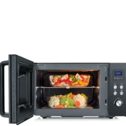 Mikrobølgeovn MW7763 med keramisk bunn og grill 25L 900W