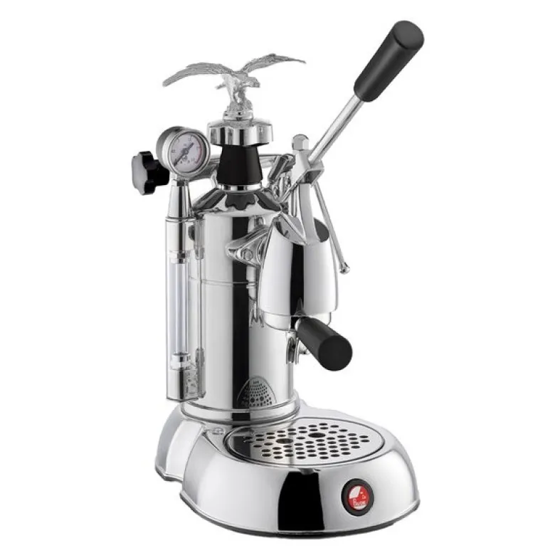 Milano manuell kaffemaskin i rustfritt stål