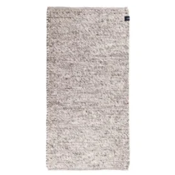 Milo ull gulvløper 70x140 cm melert gråbrun