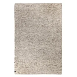 Milo ull gulvteppe 200x290 cm melert gråbrun