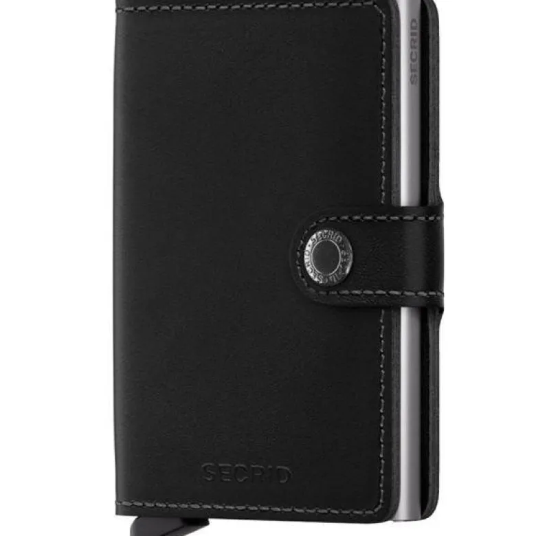 Miniwallet lommebok m/kortholder original svart