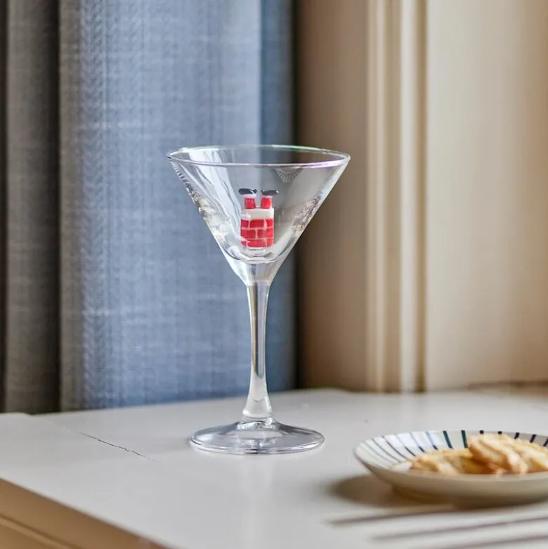 Misa cocktailglass 17 cl 4 stk klar julemotiv
