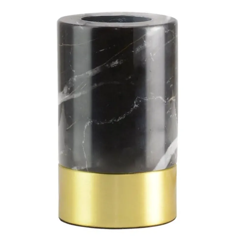 MITB Romance sokkel bordlampe 12 cm svart marmor