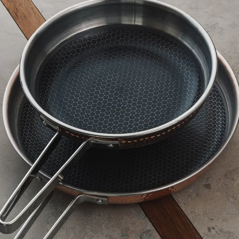 Mjölner YB stekepannesett 2 deler 22+28 cm kobber