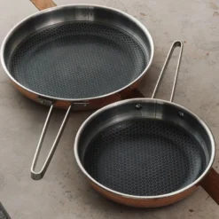 Mjölner YB stekepannesett 2 deler 22+28 cm kobber