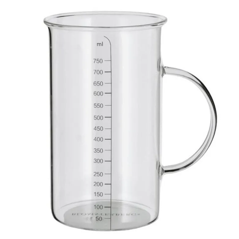 Målemugge 75 cl borosilikatglass