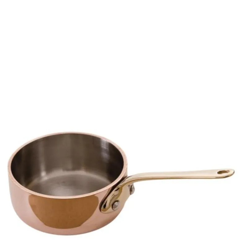 M'minis sauteuse 10 cl 7 cm kobber/messing