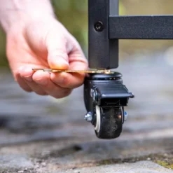 Modulbord til pizzaovn Medium 80x60x90 cm svart