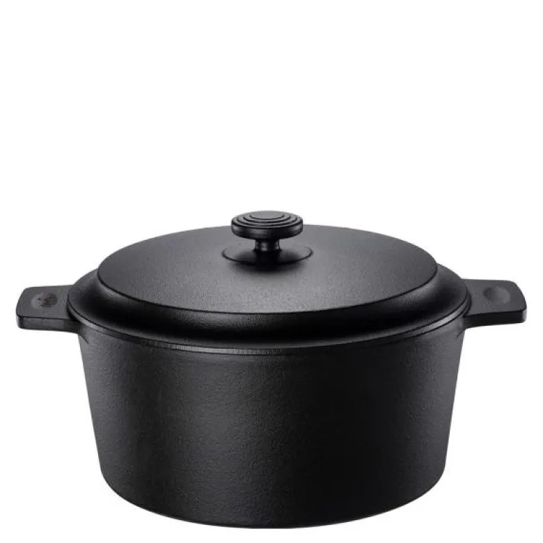 Moi støpejernsgryte 4,4L svart