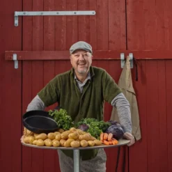 Moi støpejernspanne 24 cm svart