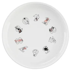Moomin ABC dyp tallerken 15 cm salmon