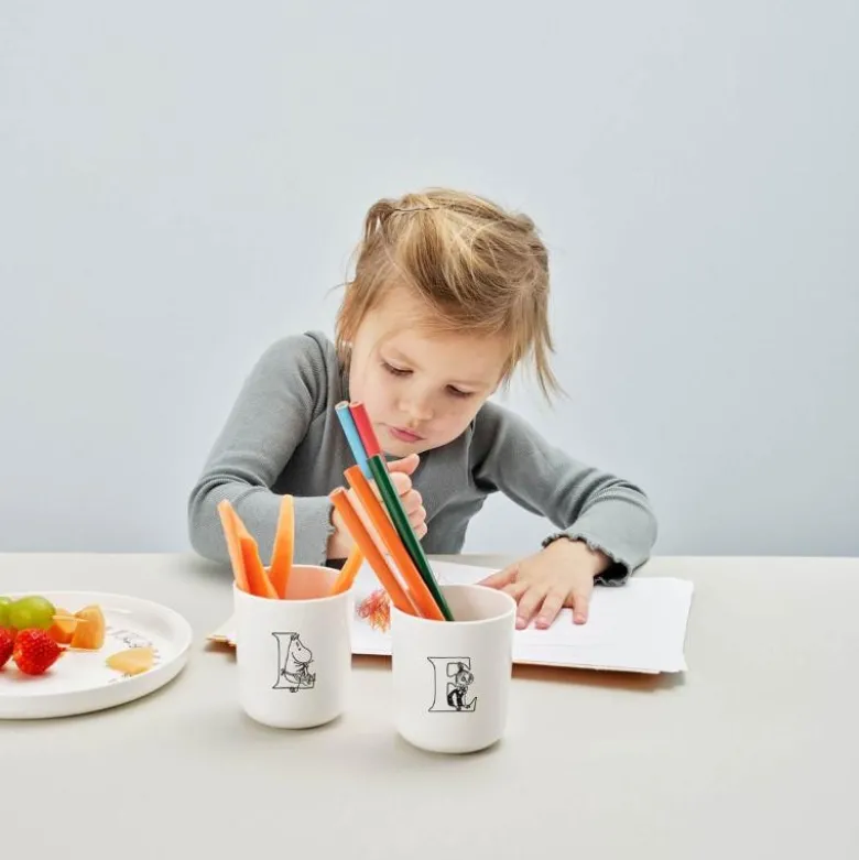 Moomin ABC krus E 20 cl hvit
