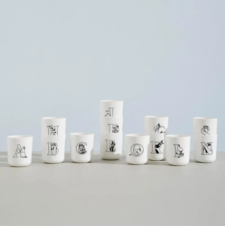 Moomin ABC krus H 20 cl hvit