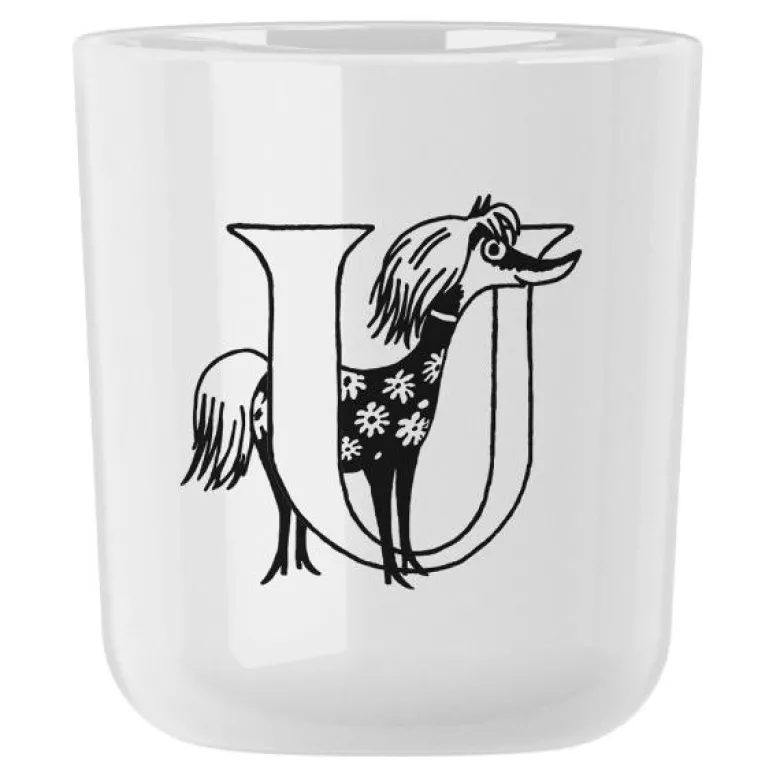 Moomin ABC krus U 20 cl hvit