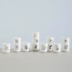 Moomin ABC krus V 20 cl hvit
