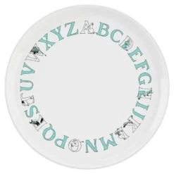 Moomin ABC tallerken 20 cm turqouise