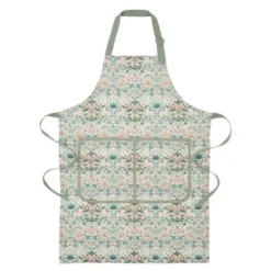 Morris & Co forkle Strawberry Thief Cochineal/Willow 70x95 cm
