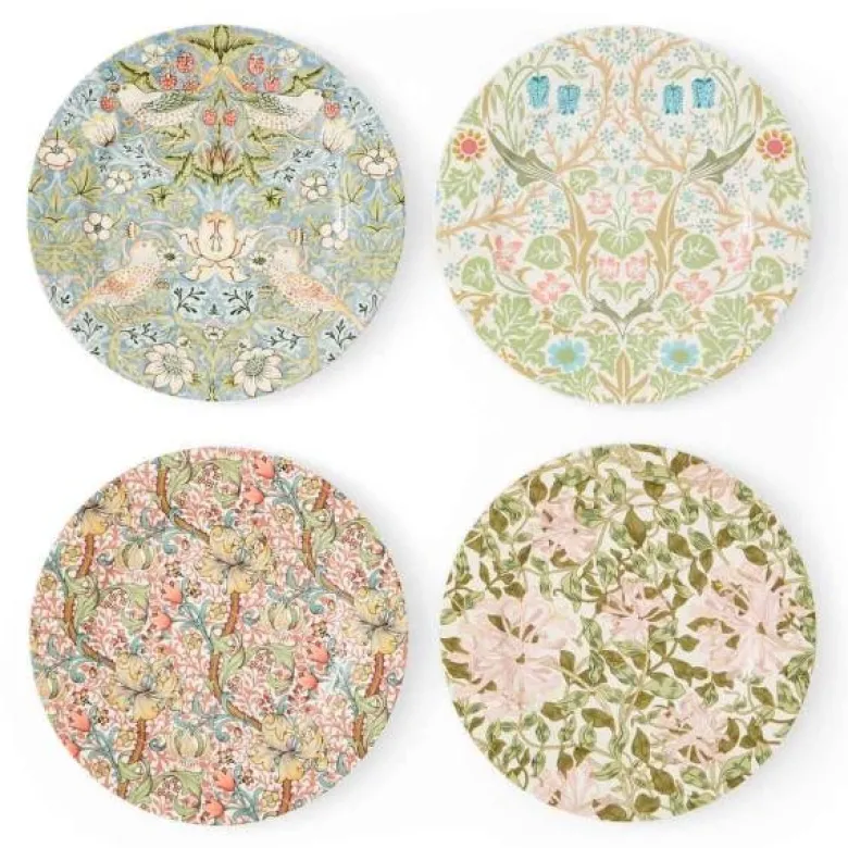 Morris & Co tallerken 20 cm 4 stk