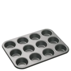 Muffinsform for 12 muffins 35x27 cm grå