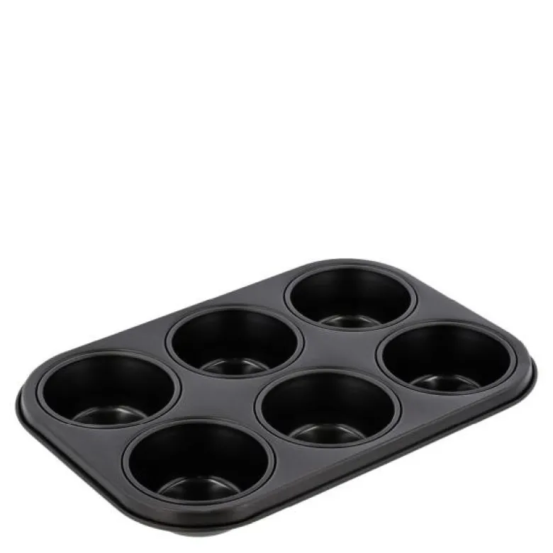 Muffinsform 6 stk 27x18,5x3 cm stål